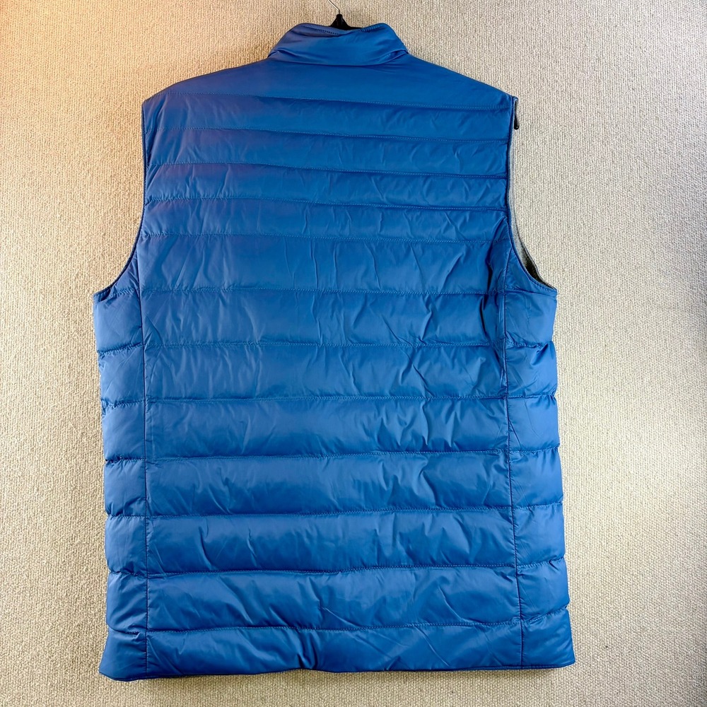 NWT Peter Millar Collection Mens M Blue Quilted Vest Reversible FLAWED READ DESC - Picture 3 of 16